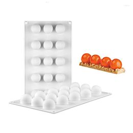 Baking Tools 3D Silicone Moulds Mini Truffle 15 Hole Round Ball Shaped Moulds Cake Mould For Dessert Muffin Brownie Pudding Jelloy