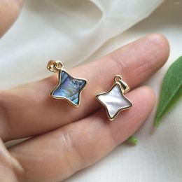 Charms Retro Healing Small Mother Of Pearl Charm Pendant Lovely Star Natural Abalone Shell Pendants DIY Jewellery