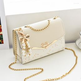 Evening Bags Fashion Chain Women Bag Designer Luxury Leather Crossbody Shoulder High Quality Shopper Sequin Female Handbags