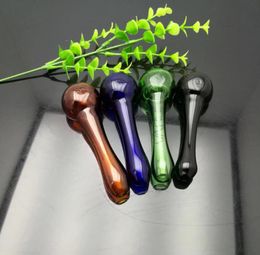 Glass Pipes Smoking Manufacture Hand-blown hookah new Colored glass pipe with logo