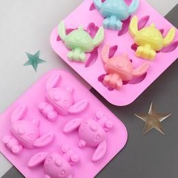 Cartoon Silicone Model Anime Figures Cartoon Cake Mould Cookie Tool Doll 3D Diy Toy Christma Gift