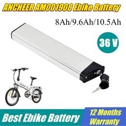ANCHEER AM001908 Electric Bicycle Lithium Battery 36V 8Ah 9.6Ah 10.5ah suitable for City Commuter Folding Electric Bike