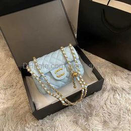 Shoulder Bags Small fragrance chain shoulder bag messenger bag female 2023 new ins Joker advanced foreign texture small bag8888 qwertyui879