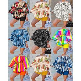 Women tracksuits sport suits Designers Clothes 2023 Spring and summer Fashion Print Set New Print 2-Piece Set