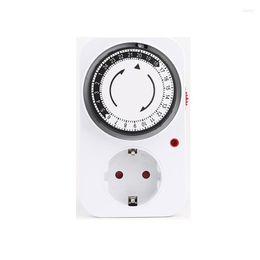 Watering Equipments Power Timer For Indoor Hydroponics System 24 Hours Plug-in PC Plastic