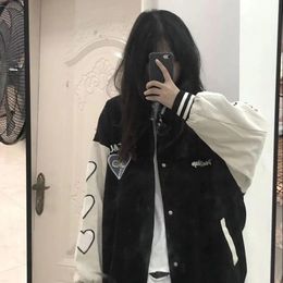 Women's Jackets Spring American Bomber Y2k Clothes Jacket Women Harajuku Trench Coats Korean Oversized Coat Street Fashion Baseball Jackets 230608