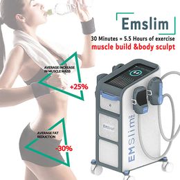 Tesla EMS slimming machine HI-EMT 4 handles with RF and cushion EMslim sculpt Muscle Trainer Muscle Stimulator Weight Loss butt lift body sculpting Beauty Equipment