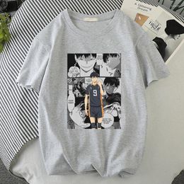 Kageyama Tobio Haikyuu Printing Male Tshirt Style High Quality T-Shirt Fashion Breathable T-Shirts Simplicity Slim Mens S 721