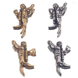 Charms 37 46 3D Brave Diver 316L Stainless Steel Punk Pendants DIY Bracelet Jewellery Making Waterproof Necklace Hip Hop Crafts