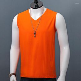 Men's Tank Tops 2023 Summer Tight Skinny Men Sleeveless Elastic Body Shapewear Vest Sport Breathable Fitness Male Compression U28