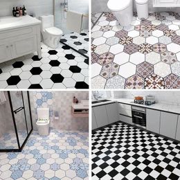 Wall Stickers Tile Thickened Self-adhesive Kitchen Waterproof Non-slip Bathroom Floor Balcony Wear-resistant