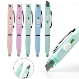 Portable Art Knife BallPoint Pen Multifunctional Writing Cutting Paper Tools Outdoor Office Supplies Stationery