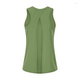 Yoga Outfit Bowknot Beautiful Back Fitness Clothing Summer Running Sports Top Sleeveless Tank Tops Women Nude Lace Vest T Shirt