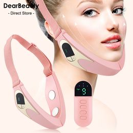 Face Care Devices Lifting Device LED Pon Therapy Slimming Vibration Massager Double Chin VFace Shaped Cheek Lift Belt Machine 230608