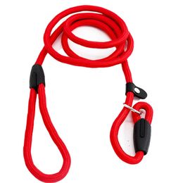 Dog Collars Leashes Leash Strong Nylon dog collar Labrador French bulldog Harness Reflective Training Safety Ropes 06cm Z0609