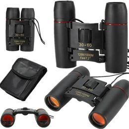 30x60 Day And Night Camping Travel Vision Spotting Scope-4960.63inch/39370.08inch Optical Military Folding Binoculars Telescope