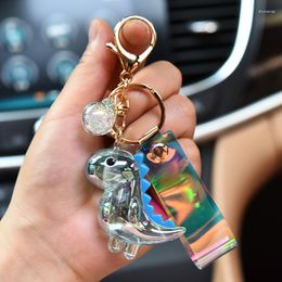 Keychains Dinosaur Doll Keychain Cute Animal Charm Key Chains Creative Car Bag Pendant Keyring For Women Men Gift Wholesale