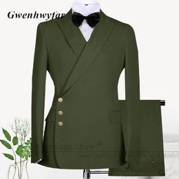 Men's Suits Blazers Gwenhwyfar 2023 Designed Three Side Buttons Blazer Fashion Men Formal Costume Homme Italy Style Groom Wedding Tuxedos 230609