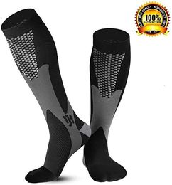 Sports Socks 24 Styles Compression Running Women Men Fit For Tired Anti Outdoor Football Varicose Veins Stockings 230608