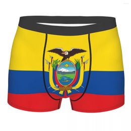 Underpants Novelty Ecuador Flag Boxers Shorts Panties Men's Comfortable Briefs Underwear