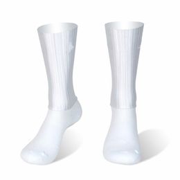 Sports Socks Anti Slip Silicone Summer Aero Whiteline Cycling Men Bicycle Sport Running Bike Calcetines Ciclismo 230608