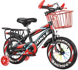 2023 New Children's Bicycle 12 Inch/16 Inch/18 Inch/20 Inch Stroller 2-10 Years Old Baby Bicycle Cool Children's Bicycle