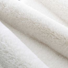Carpet Plush Soft Fur Carpet Imitation Rabbit Hair Bedside Anti-Skid Mat White Bedroom Floor Decor Living Room Sofa Area Irregular Rugs R230607