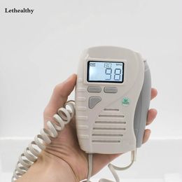 Portable Slim Equipment LCD screen handheld vascular doppler ABI machineblood flow rate detector 230608