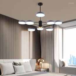 Pendant Lamps Nordic LED Chandelier Modern Simple Living Room Light Macaron Bedroom Creative Restaurant Whole House Lights