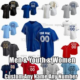 Custom S-6XL Joe Carter Baseball Jersey Vladimir Guerrero Jr George Springer Bo Bichette Yusei Kikuchi Nate Pearson Matt Chapman Whit Merrifield Kevin Kiermaier