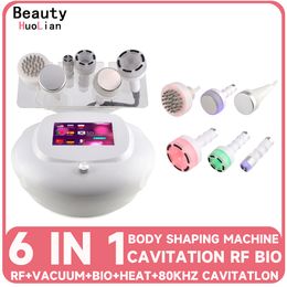 Other Massage Items 6 in 1 80K Cavitation RF Ultrasonic Vacuum Slimming Machine Weight Loss Body Sculpting Skin Tightening Beauty Device 230608