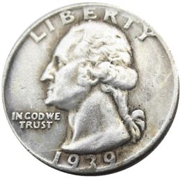 US 1939 P/D/S Washington Quarter Dollars Silver Plated Copy Coin