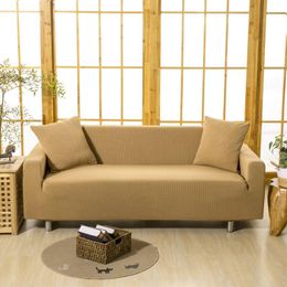 Chair Covers Luxury Waterproof Sofa Cover Solid Color Stretch All-inclusive Living Room Furniture Fabric Sofas Corner 1/2/3/4 Seater