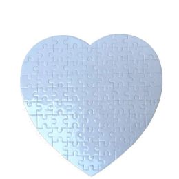 Gift Blank Heart Shaped Puzzles 75pieces Sublimation Blanks Pearl Jigsaw DIY Puzzle Wedding Birthday Valentine's Day