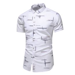 Men's Casual Shirts Fashion 9 Style Design Short Sleeve Casual Shirt Men's Print Beach Blouse Summer Clothing Plus Asian Size M-XXXL 4XL 5XL 230608