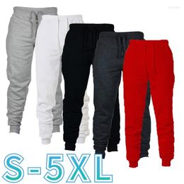 Men's Pants Mens Joggers Casual Men Sportswear Bottoms Skinny Trousers Black Gyms Track