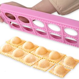 Baking Moulds Kitchen Tools 10 with Tortellini Molds Ravioli Aluminum Shape Dumplings Kitchen DIY Tools for Making Pastry Dumplings 230608