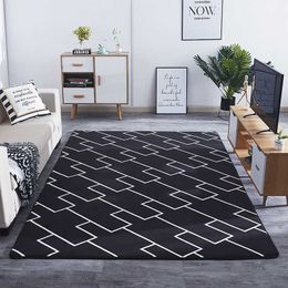Carpet Pattern Carpets Living Room Bedroom Bedside Soft Thick Floor Mat Large Area Crawling Mats Anti-Slip Machine-Washable Rugs R230607