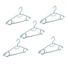 Hangers & Racks 5pcs Muitipurpose Windproof Clothes Hanger Skid Proof Wide-shoulder