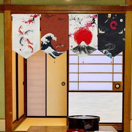 Curtain Japanese Triangle Living Room Kitchen Partition Izakaya Tea Decoration Hanging Flag Short