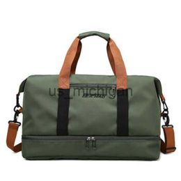 Duffel Bags Sport Bag Gym Bag Erkek Kadın Eğitim Yoga Fitness Çantalar Dayanıklı Su Geçirmez Çantalar Açık Seyahat Spor Omuz Çantaları SAC DE J230609