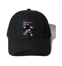 Ball Caps Unisex Baseball Cap Teengers Hip Hop Snapback Sport Boys Girls Sun Hat для аниме -душевного подарка мультфильм подарок