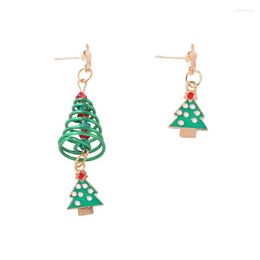 Dangle Earrings Christmas Trendy Statement Tree For Women Santa Claus Snowman Drop Jewellery Fashion Gift
