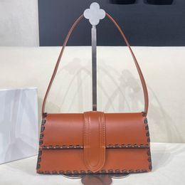 Handle Crossbody Bag Gold Clutch Bag Women Handbag Flap Shoulder Bag Woven Leather Pochette Leather Tote Casual Clutch Handbags Fashion Plain Metal Letters