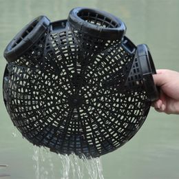 Fishing Accessories Folding Crayfish Catcher Casting Fish Network Crab Shrimp Smelt Eels Traps Mesh For Net Tackle Cage 230608