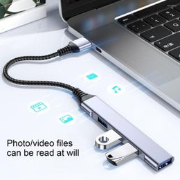 Sturdy Splitter Hub High-strength Widely Compatible Compact USB3.0 Cable Type-C Data Transfer