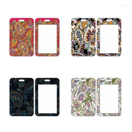 Card Holders Paisley Pattern ID Name Holder Women's Credit Business Case Pretty Bank Gift