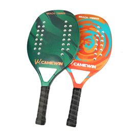 Tennis Rackets CAMEWIN Racket For Partner Big Sells Carbon And Glass Fiber Beach With Protective Bag Cover 230608