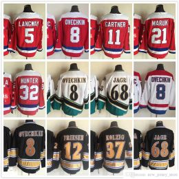 WashingtonCapitals1974-1999 Movie Retro Hockey Jersey Embroidery 8 Alex Ovechkin 5 Langway 11 Gartner 21 Maruk 12 Friesen 37 Kolzig 32 Hunter Jerseys