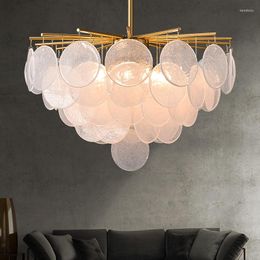 Chandeliers Biewalk Nordic Modern Chandelier Round Bubble Glass Dining Room Hanging Bedroom Living Wind Chimes Light Luxury